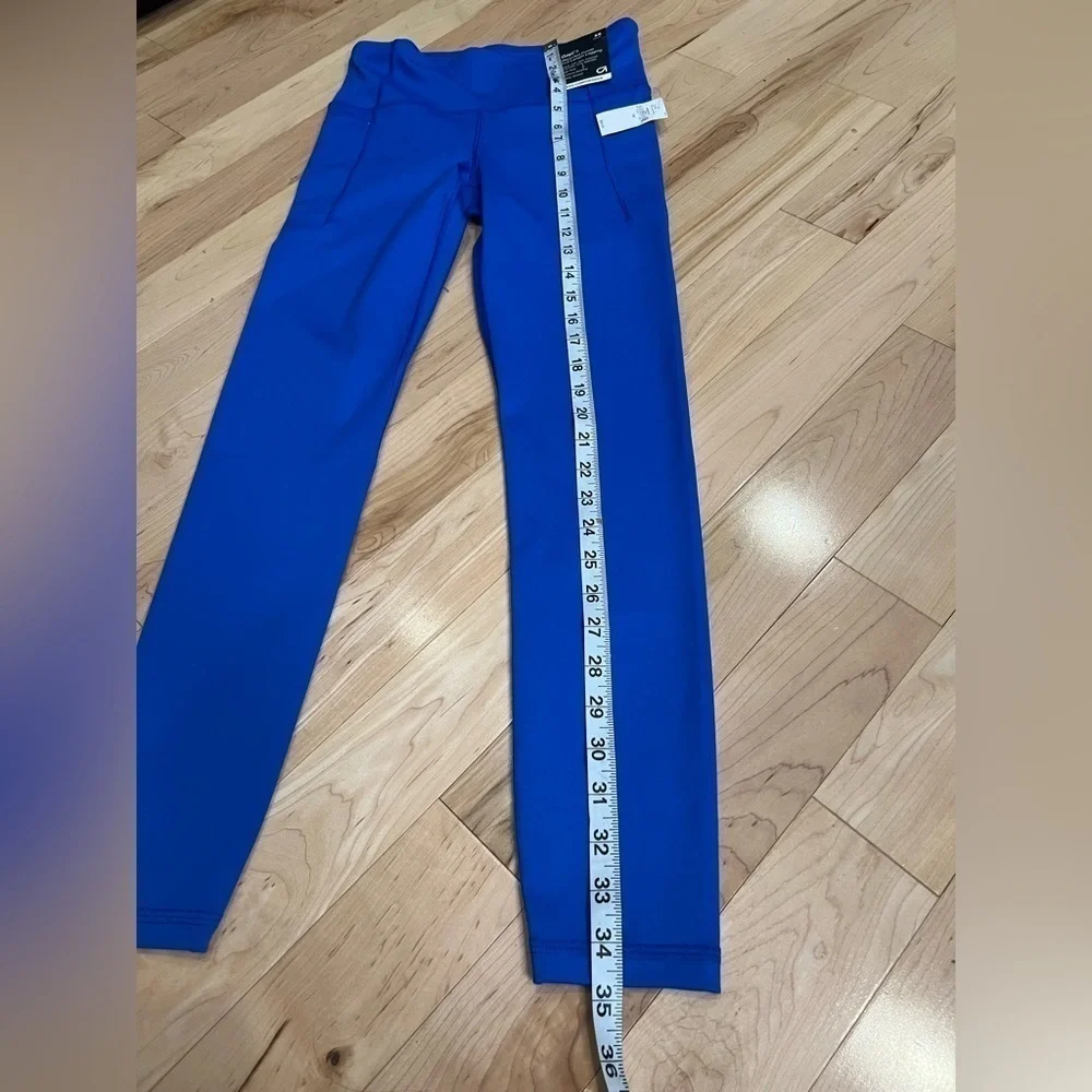 NWT Gap GapFit blue recycled power full length high compression blue leggings XS - Picture 10 of 12